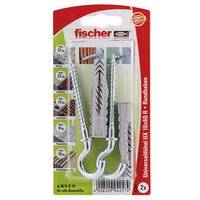 fischer® - Universal-Nylondübel UX-RH, mit Ringhaken, verzinkt 8x50 RK
