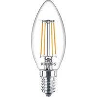 PHILIPS LED-Lampe Classic LEDcandle Filament E14 4 W klar