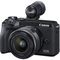 Canon EOS M6 II+EF-M 3,5-6,3/15-45mm IS STM schwarz Kit