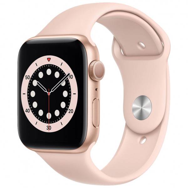 Apple Watch Series 6 (GPS) 44 mm - OLED - Touchscreen - 32 GB - Gold / Sandrosa