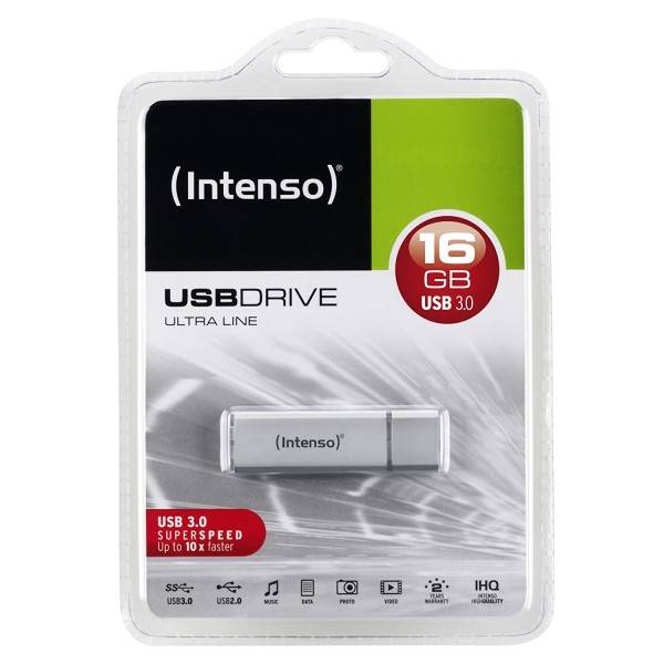 Intenso USB Drive Ultra Line 16GB USB 3.0 Stick silber