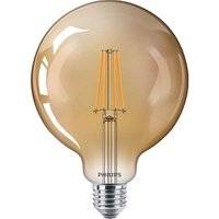 PHILIPS LED-Lampe Classic LEDglobe Filament E27 8 W gold