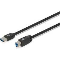 HP USB 2.0 Anschlusskabel [1x USB 2.0 Stecker A - 1x USB 3.0 Stecker B] 1.00 m Schwarz