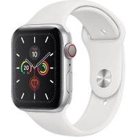 Apple Watch Series 5 GPS+Cellular 44mm Silver Aluminiumgehäuse WeißŸ Sportarmband