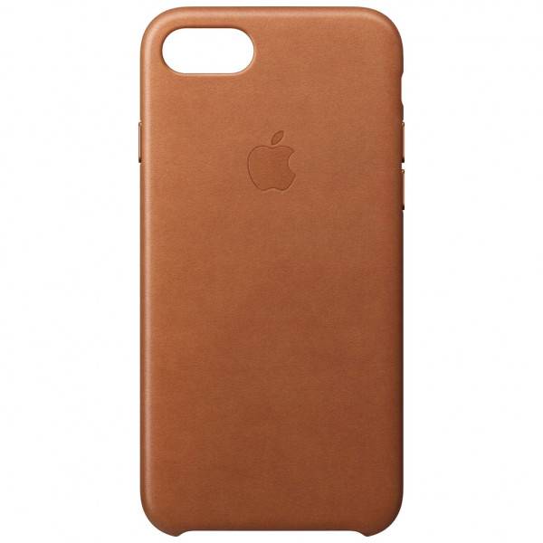 Apple Leder Case - Handyhülle (iPhone 7/8) - Sattelbraun