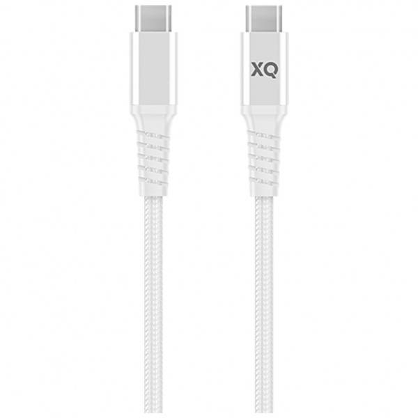 Xqisit - Ladekabel USB-C / USB-C - 2m - Weiß
