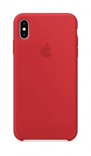 Apple Silikon Case - Handyhülle (iPhone XS Max) - (PRODUCT)RED