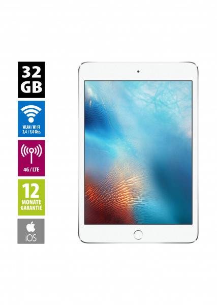 Apple iPad mini 4 Wi-Fi + Cellular (32GB) - Silver