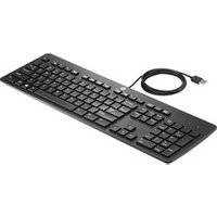 HP Business Slim USB Tastatur Deutsch, QWERTZ, Windowsß® Schwarz