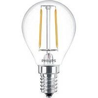 PHILIPS LED-Lampe Classic LEDluster Filament E14 2 W klar