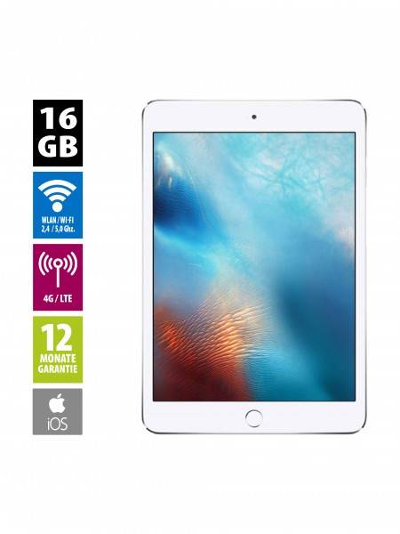 Apple iPad mini 3 Wi-Fi + Cellular (16GB) - Silver