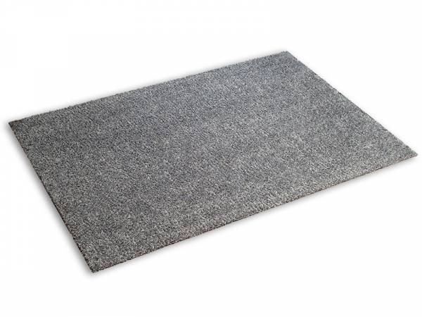 Schuhabstreifer Karat | Baumwolle | Flauschige Fußmatte in Grau | sehr saugstark | auch als Maßanfer