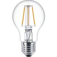 PHILIPS LED-Lampe Classic LEDbulb Filament E27 4 W klar