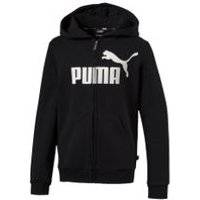PUMA Sweater »Essentials Jungen Kapuzenjacke«, schwarz