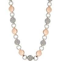 Halskette aus Edelstahl mit Swarovski-Steinen
