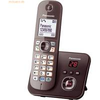 Panasonic KX-TG6821 Schnurlostelefon mit Anrufbeantworter braun