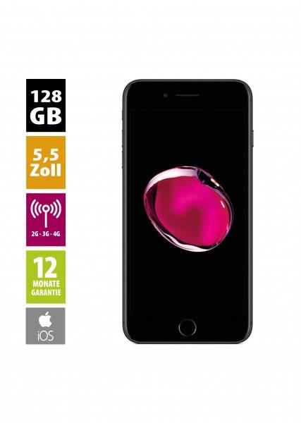 Apple iPhone 7 Plus (128GB) - Matte Black