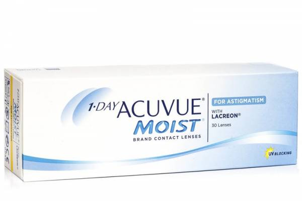 1-DAY Acuvue Moist for Astigmatism, 30er Pack
