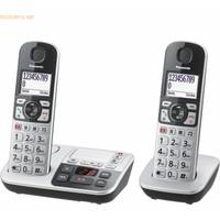 Panasonic KX-TGE522GS Schnurlostelefon mit Anrufbeantworter silber