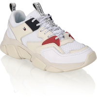 Tommy Hilfiger WMN CHUNKY MIXED TEXTILE TRAINER weiss